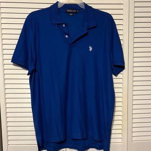 U.S. Polo Assn. polo shirt Size XL Color Blue in great shape no holes